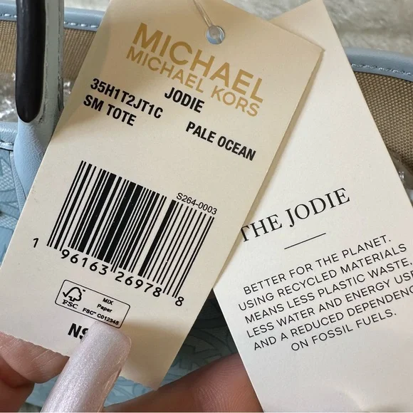 Michael Kors Jodie Mini Tote with Logo Pattern NWT - Picture 5 of 11